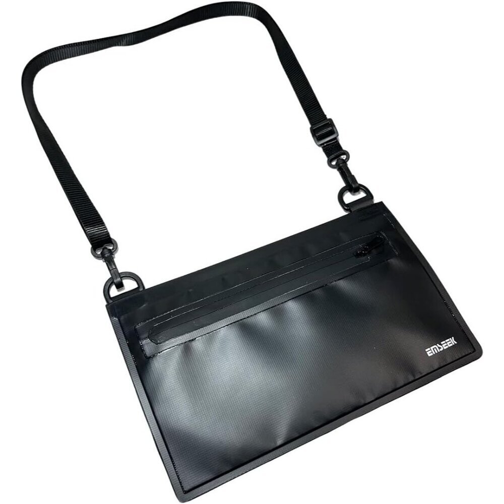Women's Black Mini Crossbody Bag Travel Passport Wallet Shoulder Purse Small - Picture 5 of 9